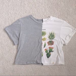 (3/$10) half & half tee